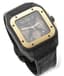 *CARTIER ‘SANTOS 100 CHRONOGRAPH’ 18K ROSE GOLD, TITANIUM, STEEL LEATHER WATCH