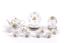 HEREND TEA PORCELAIN SERVICE WITH PHEASANTS AND INSECTS
HEREND PORCELAIN FACTORY, 21 pieces