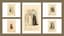 SET OF FIVE PLATES FOR 'LA SAISON', THE FASHION MAGAZINE, 19TH CENTURY