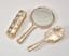 ALEXANDER STURM 3 PIECES VIENNESE SILVER TOILET SET, CIRCA 1922