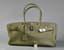HERMÈS BIRKIN 42 SHOULDER HANDBAG FJORD GREEN VERONESE