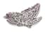 ‘BUTTERFLY’ 18K WHITE GOLD, DIAMOND AND RUBY PENDANT BROOCH