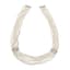 18K GOLD, DIAMONDS AND PEARLS NECKLACE