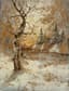 MIKHAIL YANKOV (1887-1970)
Winter landscape