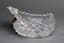 RUSSIAN CHASED CRYSTAL VASE WITH SILVER HANDLE
