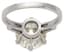 3.45 CT. DIAMOND IN PLATINUM RING (WITH CERTIFICATE)
