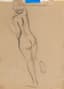 FRANZ VON STUCK (1863-1928), ATTRIBUTED TO
double-sided drawing: Sitting Nude and Reclining Nude