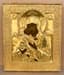 AN ICON «THE VLADIMIRSKAYA MOTHER OF GOD» IN A SILVER-GILT OKLAD
Moscow, late 19th century