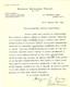 GENERAL E. SABLIN (1875 - 1949)
A typewritten letter with a handwritten note addressed to G.A. Alexinsky. 1927 Provenance: From the archive of Gregory A...