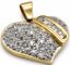 PENDENTIF EN FORME DE CŒUR EN OR 14K