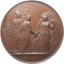 GREAT BRITAIN
BRITISH HISTORICAL BRONZE MEDAL 1880. GEORGE I 'ROYAL VISIT'