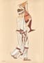 GEORGE BARBIER (1882-1932)
Three drawings : Greek character from the theatre, Study of Greek woman, Venetian character