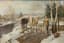 T BOLOTOV  (20TH CENTURY)
Early spring in a village