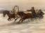 SERGEI VOROSHILOV (1865 - circa 1911)
Troika ride in the snow