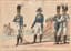 A PAIR OF MILITARY ENGRAVINGS
I. Officiers et Soldats Bavarois (Bavarian Officers and Soldiers)
II. Officiers et Gènèraux Russes (Russian Officers and Generals) - including Alexander I