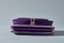 GUCCI VINTAGE VIOLET CROCODILE HANDBAG**