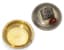 RUSSIAN SILVER, Garnet AND ENAMEL EASTER EGG
Russia, St Petersburg, late 19th century