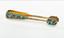 Silver sugar tongs with polychrome
enamel