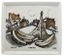 OSCAR RABIN (1928–2018)
PORCELAIN PLATE ‘THE EIFFEL TOWER WITH BANANAS’
Germany, Höchst Porcelain Manufactory