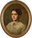 VICTOR BOBROV (1842—1918)
Portrait of a young lady with red ribbon
