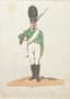 JOSEPH CONSTANTINE STADLER (XVIiI CENTURY)
AFTER SIR ROBERT KERR PORTER (1777–1842)
An officer of the Russian Imperial Foot Guards