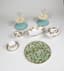 WEDGWOOD ‘GOLDEN BIRD’ PORCELAIN TEA SERVICE, 8 PIECES