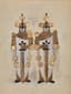 ALEXANDER KHVOSTENKO-KHVOSTOV (1895-1967)
Costume Design for Two Guards for the opera ‘A love for three oranges’ by S. Prokofiev