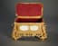 JEAN-PIERRE ALEXANDRE TAHAN (1813-1892)
Jewellery box in chased and gilt bronze decorated with carved and engraved bone, with interior lined with beige fabric.
