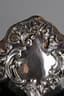 HENRY MATTHEWS VICTORIAN ENGLISH STERLING SILVER TABLE MIRROR
Mark of Henry Matthews, Birmingham, circa 1902