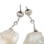 STERLING SILVER PENDANT EARRINGS WITH PEARLS