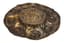RARE LARGE GEORGE IV SILVER-GILT DISH WITH A RELIEF WITH A BATTLE SCENE
Edward Farrell, London, 1822