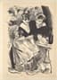 KONSTANTIN RUDAKOV (1891-1949)
Pair of illustrations for 'Au Port', a short story by Guy de Maupassant (1889)