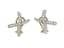 TIFFANY & CO PALOMA PICASSO GRAFFITI DIAMOND AND PLATINUM EARRINGS