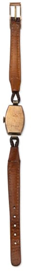 *SILVER-GILT VINTAGE WATCH, 1930s