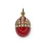 SET OF FIVE ‘EASTER EGGS’ SILVER-GILT ENAMEL PENDANTS