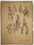 4 engravings, military theme