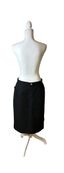 CHANEL
Black wool skirt