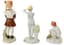 THREE SOVIET PORCELAIN SCULPTURES, 1950S
Schoolgirl, Young Swimmer and Young gardener
Models by Galina Stolbova
Lomonosov Porcelain Factory (LFZ), Leningrad