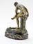 IGNACIO GALLO (?-1935)
Art Deco bronze, marble and alabaster lamp