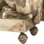 PAIR OF TWO SILVER RECUMBENT LIONS