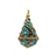 SET OF FOUR ‘EASTER EGGS’ SILVER-GILT ENAMEL PENDANTS