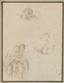 Marcantonio FRANCESCHINI (1648 - 1729)
Sketches of  gures and groups for the picture “Venus observing the sleeping with Nymphs and Putti” which is located in L...