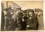 Three photos. The head of the North Pole station I.D. Papanin visiting a military base
Stamp of the agency Photo Chronicle