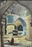 WLADIMIR PETROFF (C.1880-1935)
Interior of the Sultan Ahmed Mosque (the Blue Mosque), Constantinople