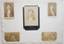 [PRINCE IMPERIAL]. Photography board. 1879. 5 reproductions mounted on board with stamp on the back.
