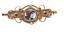 YELLOW GOLD BROOCH