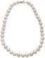 COLLIER DE PERLES DE RIVIÈRE AVEC FERMOIR EN OR 18K ET DIAMANTS