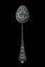 TEASPOON and NAPKIN RING
silver, enamel