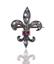 FLEUR-DE-LIS DIAMOND BROOCH
