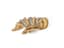BOUCHERON ‘PALMETTE’ 18K YELLOW GOLD, PLATINUM AND DIAMOND RING AND BROOCH, 1950s - 1960s